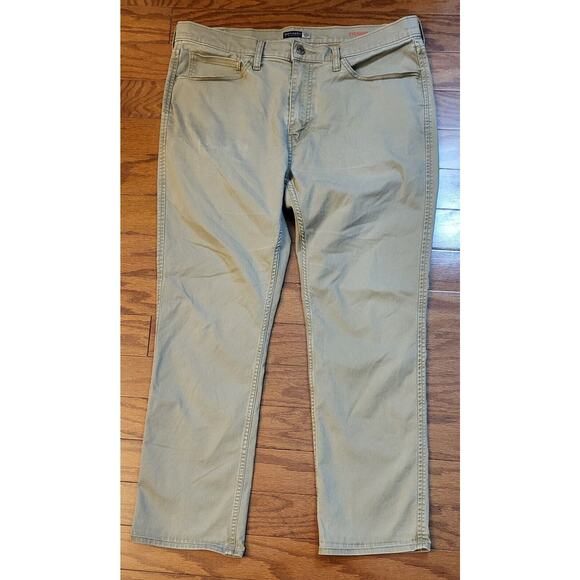 Dockers KHAKI Pants Men Straight Fit 36 x 28 Cotton Twill - Picture 1 of 16